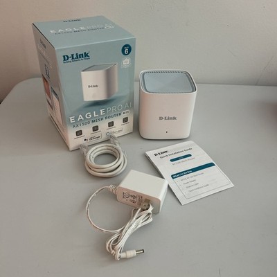 D-Link M15 Eagle Pro AI WiFi 6 Mesh Router AX1500 Mesh System 1-Pack 