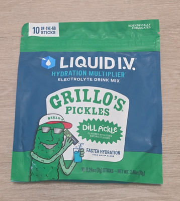LIMITED EDITION Grillo s Pickles Liquid IV - 10 Pack SOLD OUT April Fools Flavor