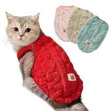 Fleece Dog Cat Coat Chihuahua Puppy Sweater Pet Clothing Dog Vest Kitten Jacket