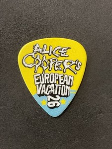 Alice Cooper 'TONS OF ROCK' European Vacation 2026 Tour Guitar Pick