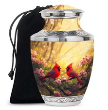 Cardinal Urns Human Ashes 6Inch Cremation Urn Burial Funeral for Adult