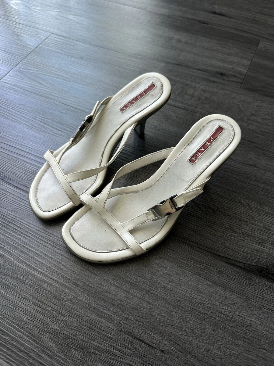 PRADA White Heels for Women for sale | eBay