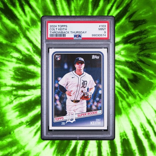PSA 9 - Colt Keith RC - 2024 Topps Throwback Thursday #103 Detroit Tiger Rookie - Bild 1 von 4