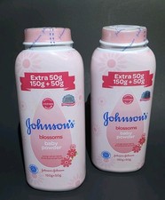  2  Johnson's Blossoms Baby Powder Talc  Sealed  200g Each.
