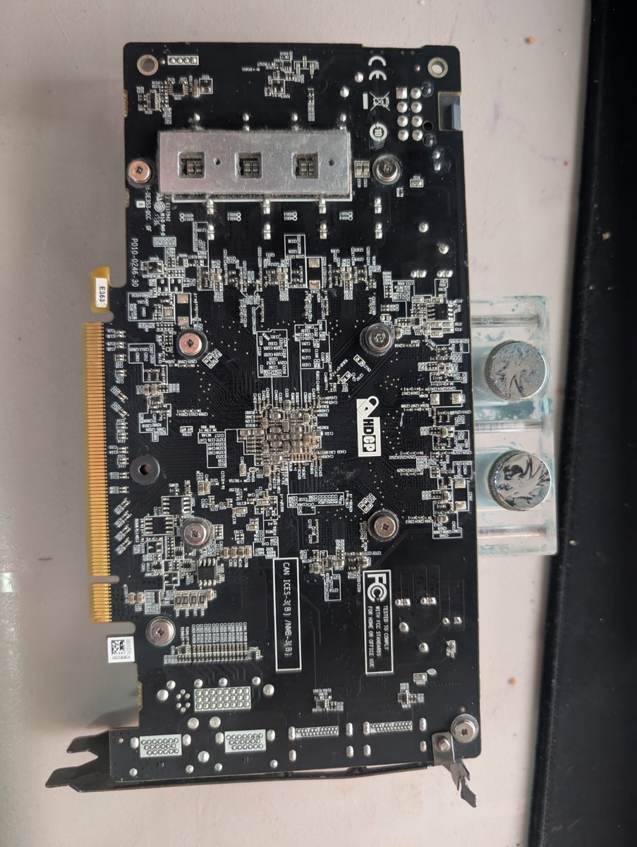 AMD Sapphire RX580 8GB Bykski liquid water cooling cooled GPU