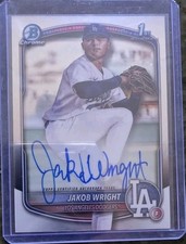 2025 Bowman Chrome - Prospect Autographs Jakob Wright #CPA-JWR (AU, RC)