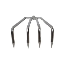 Gardening Stainless Steel Claw Rake for Leaves and Clamming Shells - CLAW ONLY
