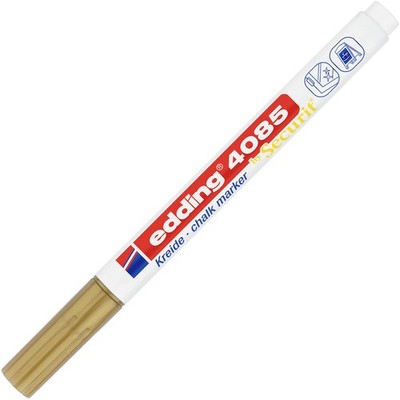 Edding 4085 4-4085053 Gold Chalk Markers 1mm to 2mm