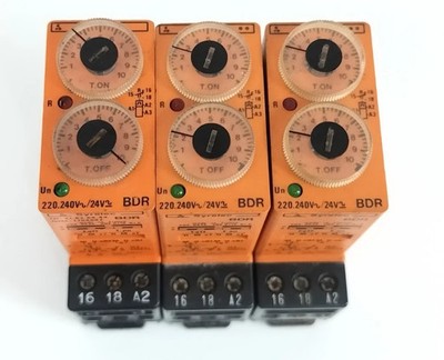 SYRELEC BDR DUAL TIMER RELAY  / LOT OF 3
