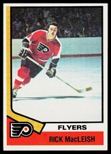 Rick MacLeish, 1974-75 Topps, #163, Philadelphia Flyers,