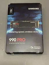 Samsung 990 PRO 1TB Internal SSD PCle Gen 4x4 NVMe (MZ-V9P1T0B/AM)