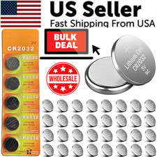 LITHIUM BATTERY 3V CR2032 CR 2032 BR2032 DL2032 Remote Button Cell Watch