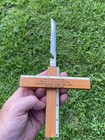VINTAGE FORD CO. AUTO-LITE ROTUNDA SWARTFAGER MERIDIAN, MISS FISHING KNIFE RULER — photo 5