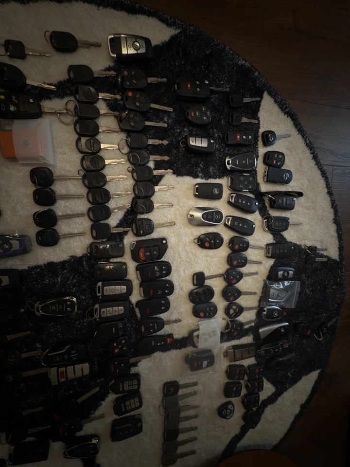 Mezcla de llaveros y llaves Bmw, Mercedes, Toyota ETC y carcasas de llaves más de 120 llaves Foto 4 de 4