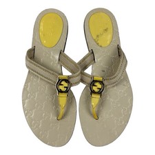 Gucci Women  s GG Thong Sandals Size 38