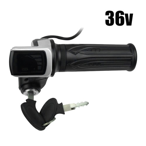Throttle Grip+Keys Lock Power Indicator 36V 48V 60V Electric Scooter Replacement - Picture 2 of 52