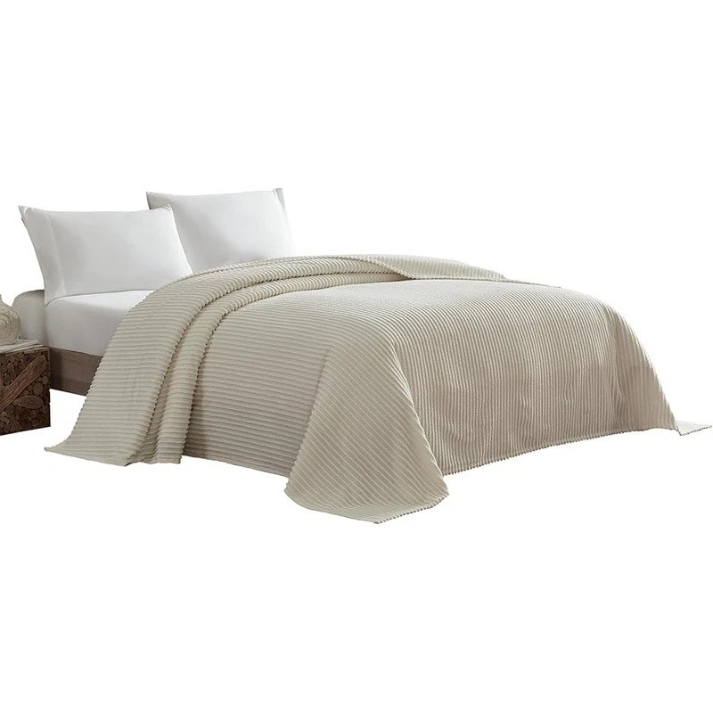 Colcha de chenilla de algodón ligero elegante ropa de cama lavable a máquina 120x118 Foto 2 de 4