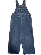 John Deere Denim Adjustable Overalls Boys/Girls size 4T Logo 2017