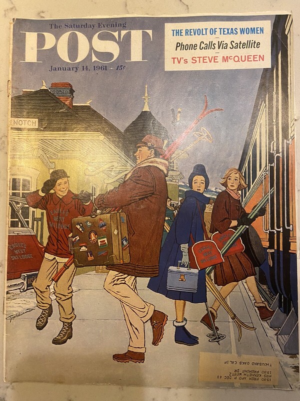 Saturday Evening Post January 14 1961: Revolt Of Texas Women | Steve McQueen