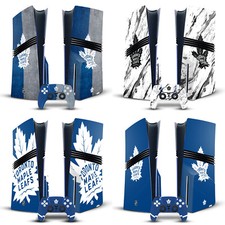 NHL TORONTO MAPLE LEAFS VINYL SKIN DECAL FOR SONY PS5 PRO DISC EDITION BUNDLE