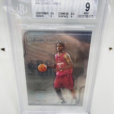2003-04 Flair Basketball #94 LEBRON JAMES ROOKIE RC /500 BGS 9 Super rare