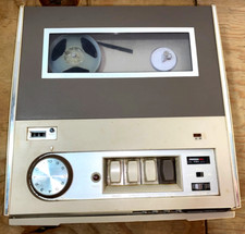 Aiwa Solid State Reel To Reel Tape Recorder Tp-713 Vintage Untested