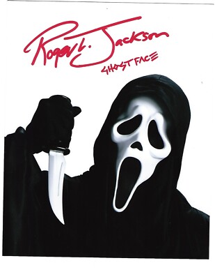 Roger L. Jackson - Scream signed photo