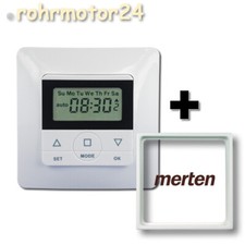 CasaSpirit Rolladen Zeitschaltuhr Rollo Timer f. MERTEN System M Smart Star Plan