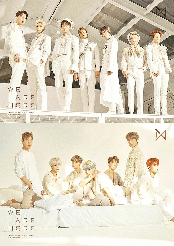 MONSTA X [WE ARE HERE] 2nd Album TAKE.2 RANDOM CD+Foto Buch+2 Karte K-POP SEALED - Bild 4 von 4