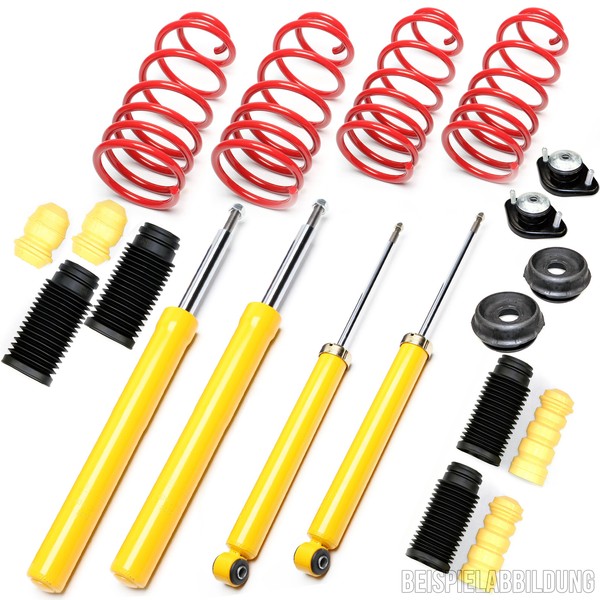 SPORT-FAHRWERK 60/40 + Domlager + Staubkappen FÜR Audi 80 B4 1.6-2.0 + Di. Avant-image