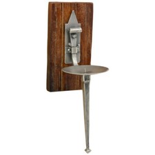 Wandhalter Kerzenhalter Holz Metall Exner 237159 Pile Deko Kerzen
