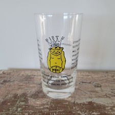 Vaso de Cristal Vintage 1962 Real Orden de Bufones Oro Biliken Nº 6 Caballeros