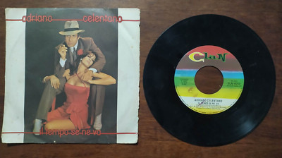3551 45 giri ADRIANO CELENTANO - IL TEMPO SE NE VA 1980 ACCETTABILE