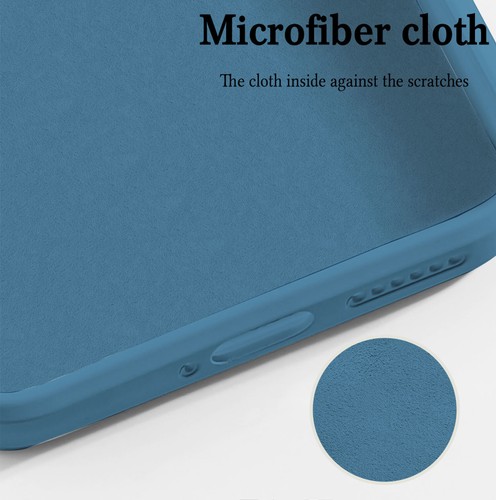 Custodia telefono silicone liquido per Samsung Galaxy S22 Note 20 A13 A53 A52S custodia gel - Foto 15 di 120