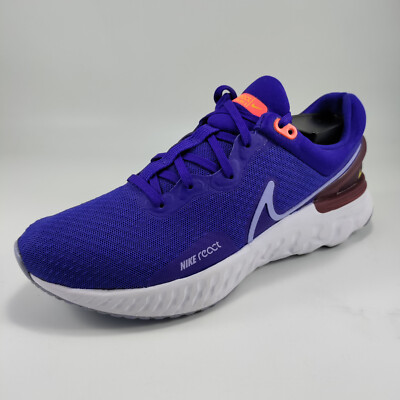 Nike Mens React Miler 3 Concord Dark Beetroot Shoes Crimson / Thistle SZ 7 NEW