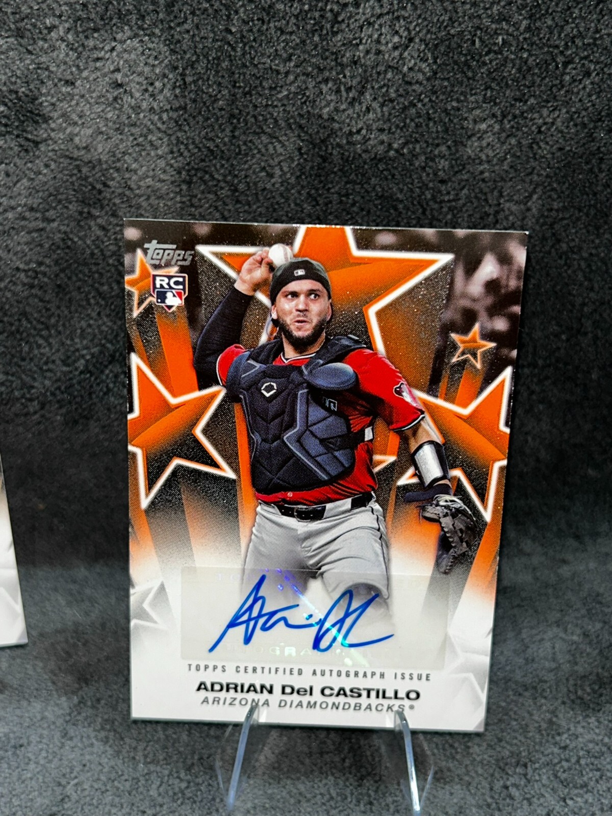 2025 Topps Baseball Stars Autographs Auto Adrian Del Castillo ORANGE FOIL 25/25