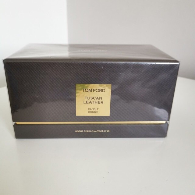 tuscan leather candle