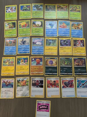 Pokemon TCG Shining Fates Complete Common Uncommon 31 Card Full Set 2021 |  eBay