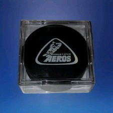 1972-78 WHA HOUSTON AEROS VINTAGE OFFICIAL GAME PUCK CANADA BILTRITE OLD GEM!