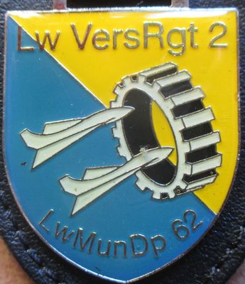 Brustanhänger Verbandsabzeichen  Luftwaffenmuitiondepot 62 Lorup