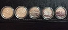 1999 Platinum Edition Statehood Quarters *one 5-coin Set* UNC. INV #635