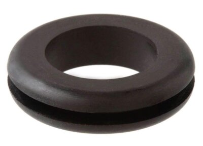 McMaster-Carr 9600K36 Push In 7/8  X 1/16  Black Round SBR Rubber Grommet (13)