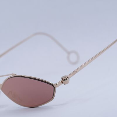 New FENDI FE40114U-Y 33U Red Gold with Golden Chain/Bordeaux  display picture 1
