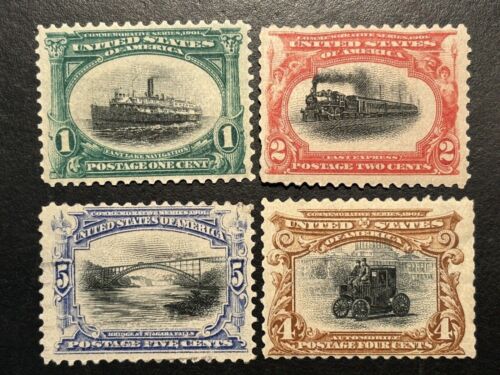 4 US STAMPS #294 295 296 297 MNH OG 1901 PLEASE SEE IMAGES! READ DESCRIPTION! - Picture 3 of 11
