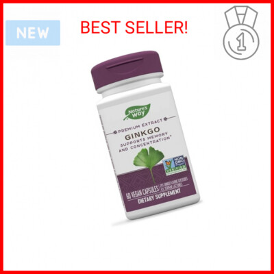 Nature's Way Ginkgold, Supports Memory and Concentration*, 60 Capsules