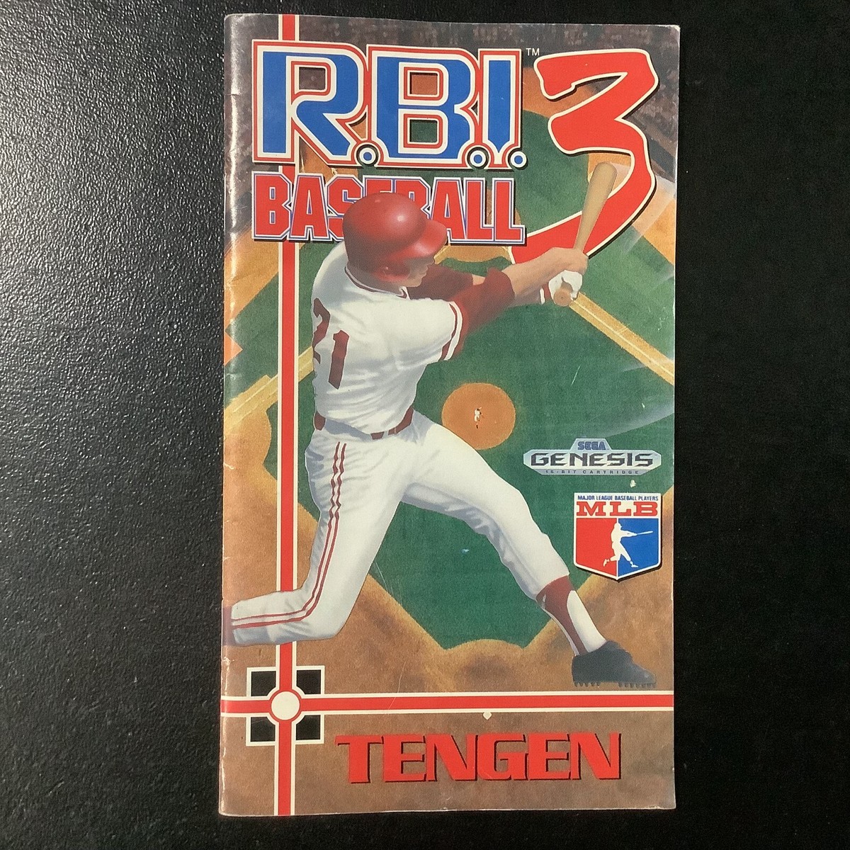 R.B.I. RBI Baseball 3 SEGA Genesis Instruction Manual Only | eBay