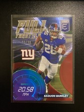 2021 Elite Full Throttle Red #5 Saquon Barkley NY Giants