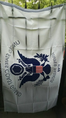 US coast guard USA flag 3X5 new - Picture 2 of 2