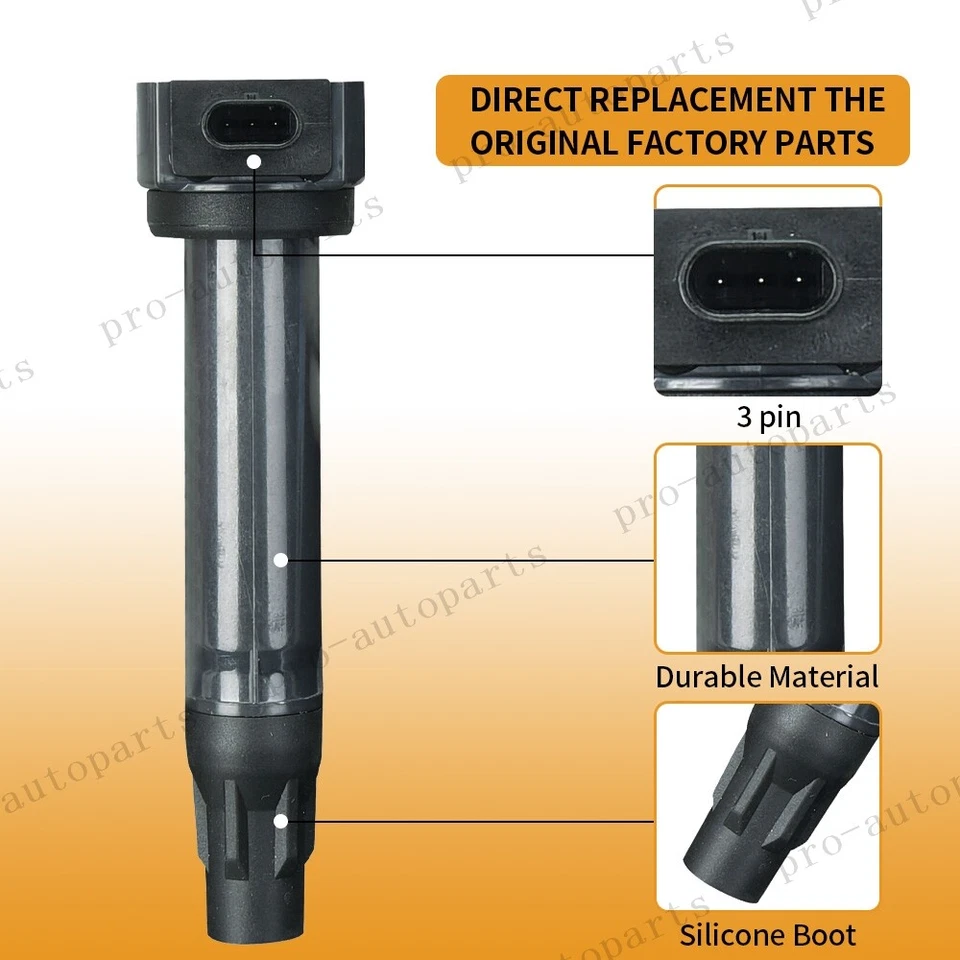 Juego de 4 bobinas de encendido y bujías para Jeep Compass Patriot 2007-2017 2,0 L 2,4 L Foto 3 de 4