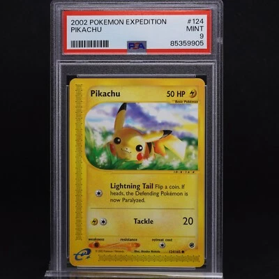 Pokémon TCG Grade 9 Pikachu Individual Collectible Card Game Cards
